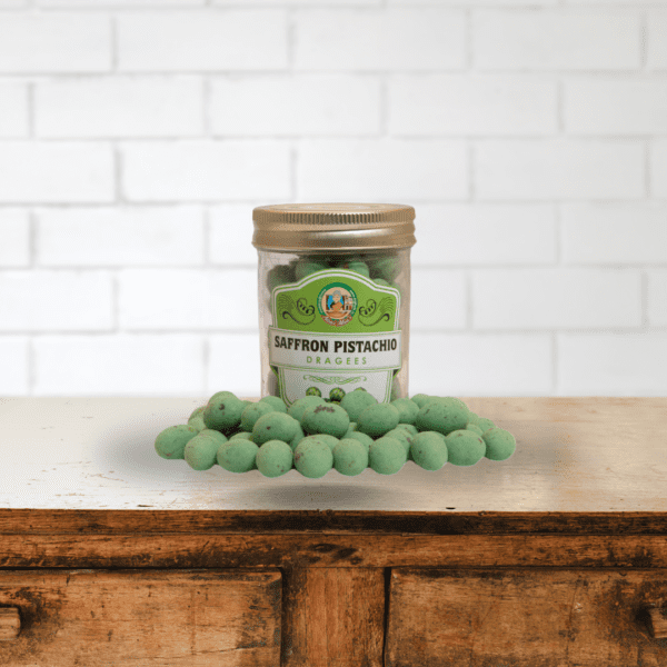 Saffron Pistachio Dragees