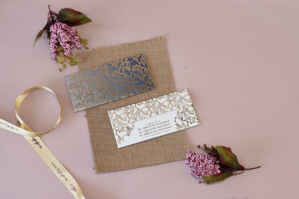Running Leaf Gold Foiling Shagun Envelope