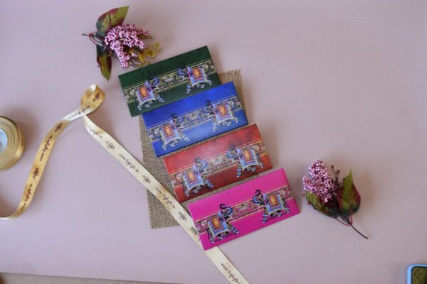 Elephant Digital Printed Shagun Envelopes