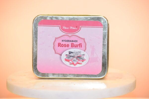 Hyderabadi Rose Burfi