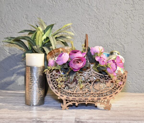 Floral Laser Cut Hamper