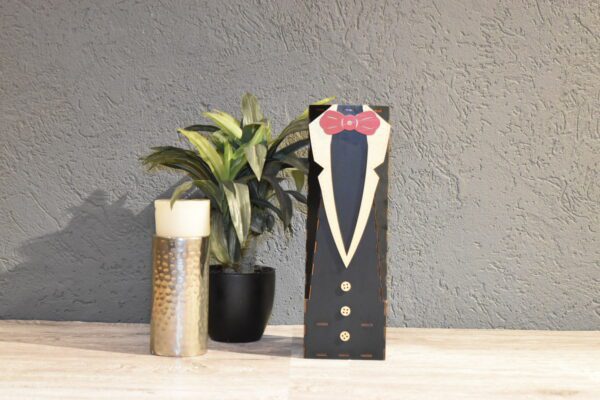 Tuxedo Wine Bottle Cover – Dress Your Gift in Style