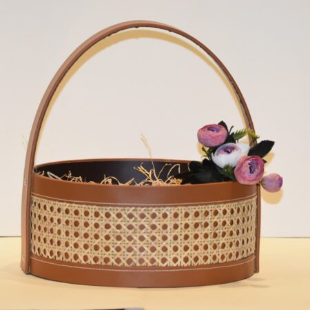 Round Cane Basket