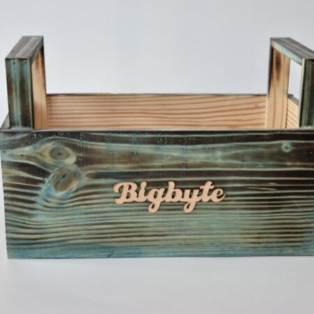 Green Pinewood Crate
