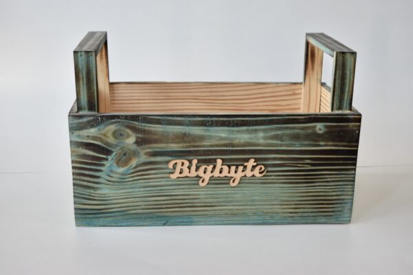 Green Pinewood Crate