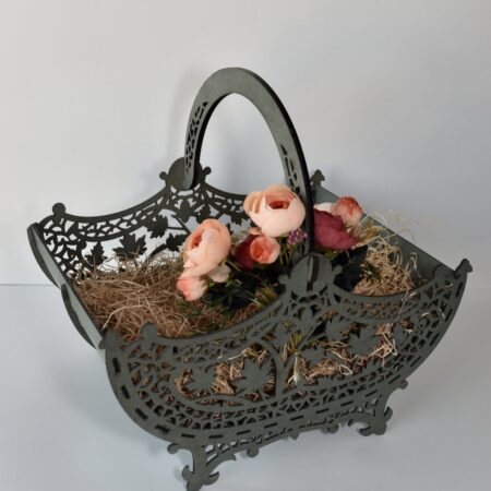 Green Laser Cut Basket