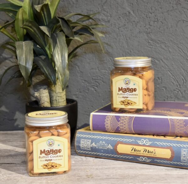 Mango Button Cookies