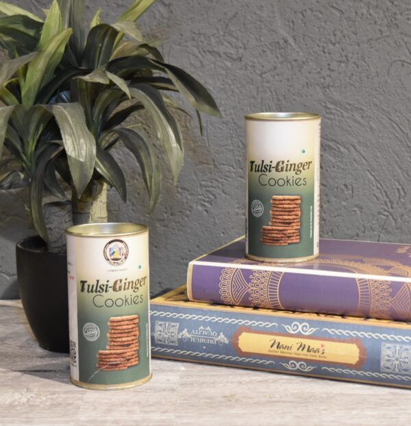Tulsi Ginger Cookies